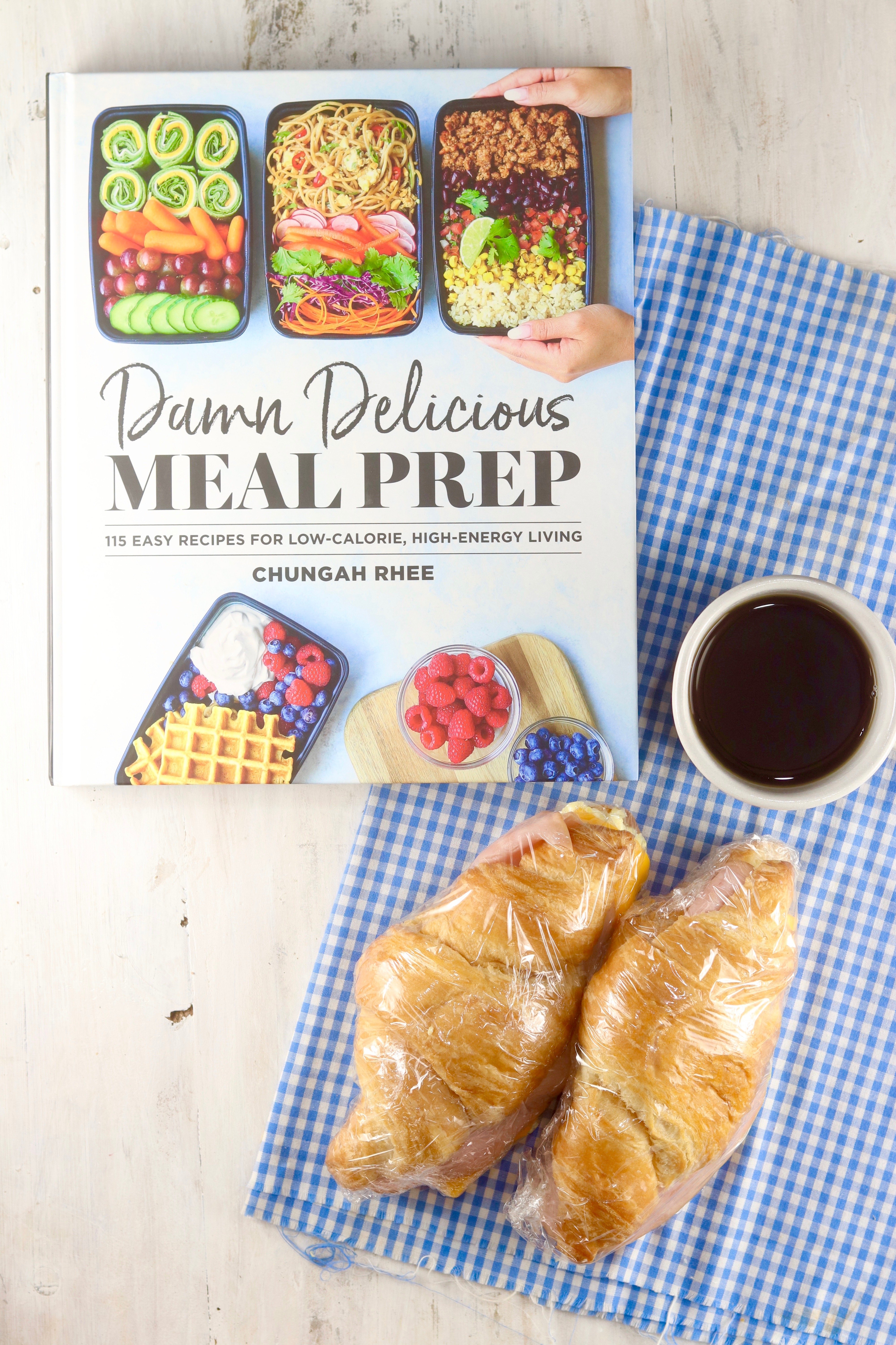 Damn Delicious Meal Prep Cookbook with Freezer Breakfast Croissant Sandwiches