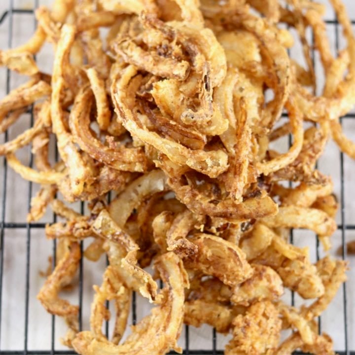 Quick & Easy Crispy Fried Onions - Butter & Baggage