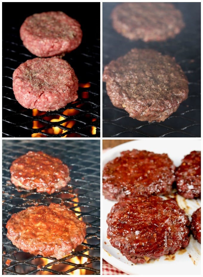 grilling barbecue burgers 