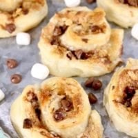 Sweet Rolls ~ Peanut Butter S’mores