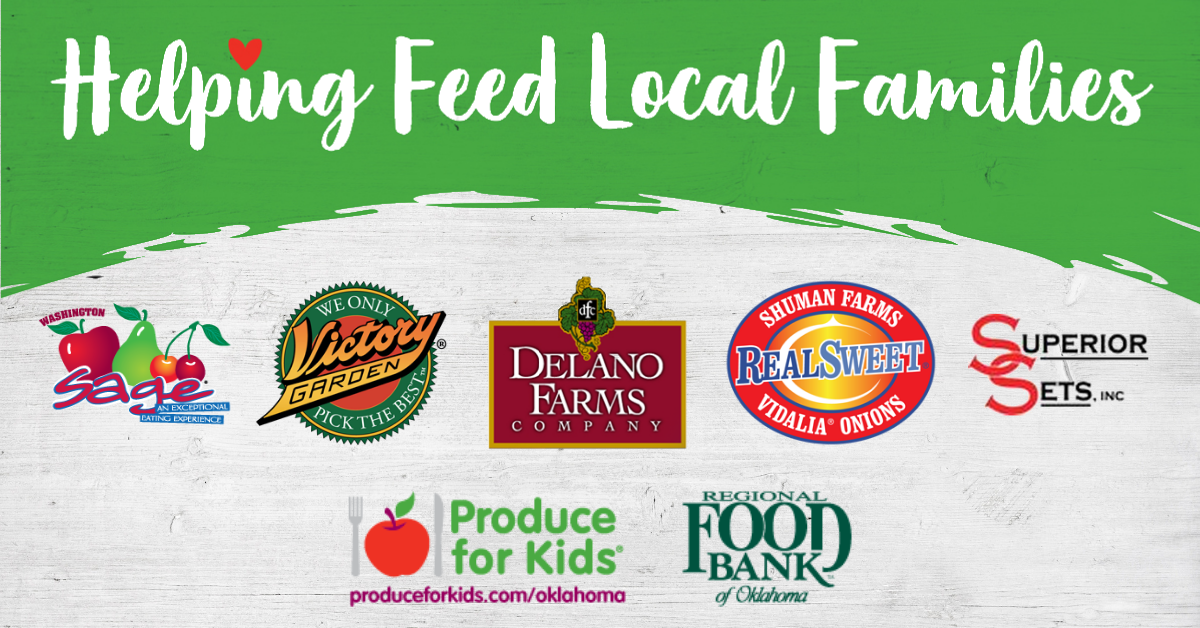 Produce For Kids Supports the Oklahoma Food Bank to feed local families