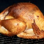 Smoked Turkey on Grill with Cajun spices
