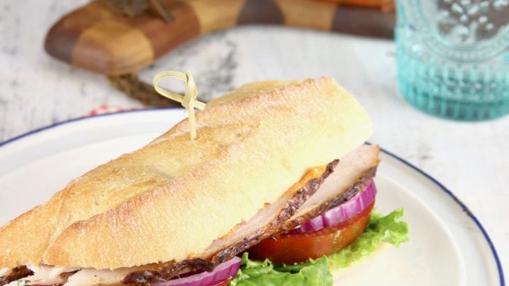 Smoked Turkey Sub Sandwich