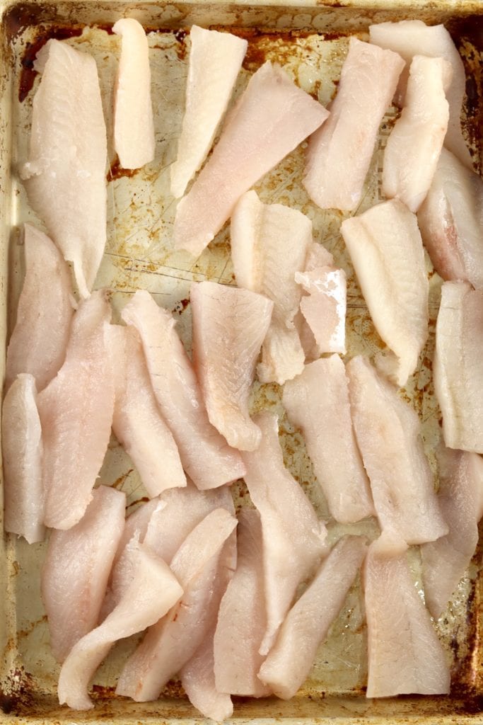 Fish Filets cut into strips