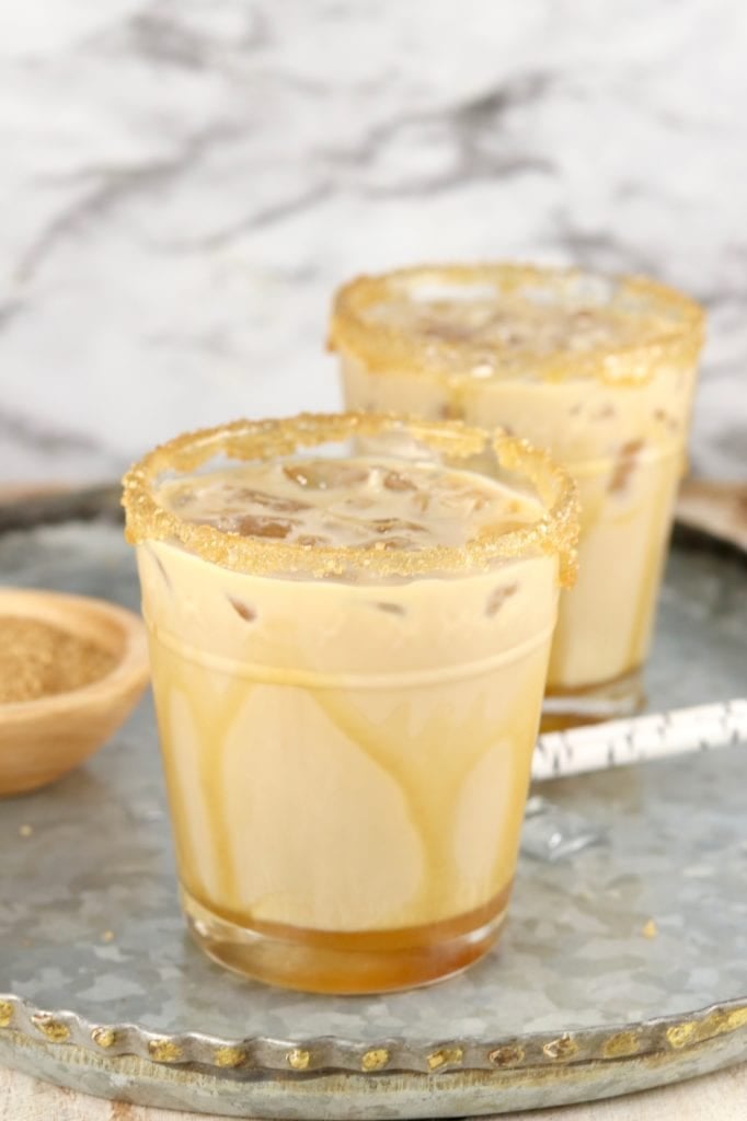 Salted Caramel Mudslide Cocktail