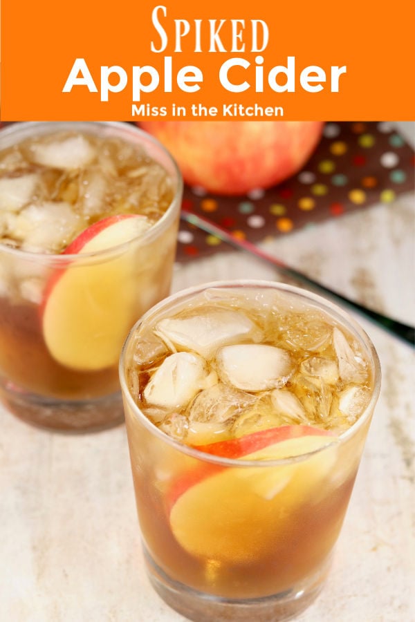 Apple Cider and rum drinks