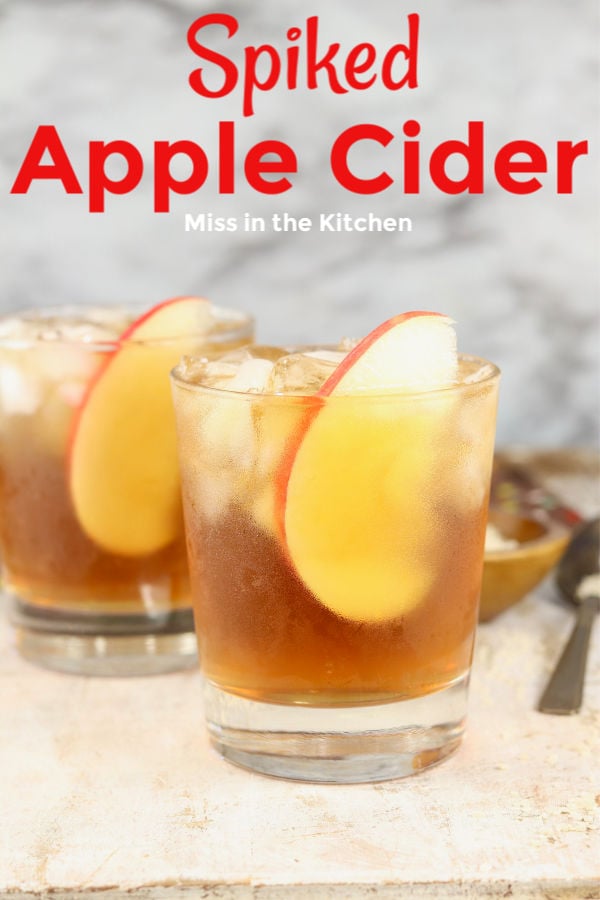 Apple Cider spiked with rum