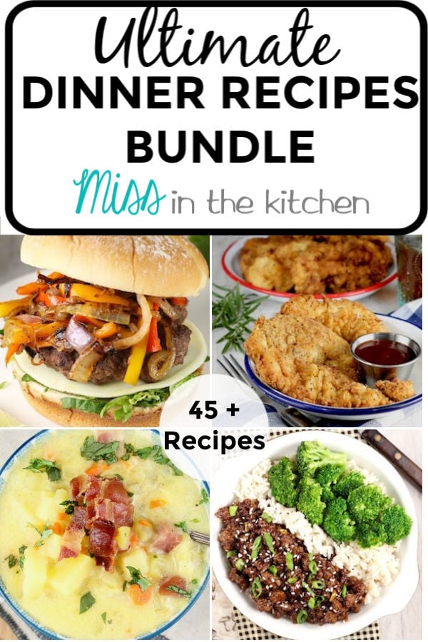 Ultimate Dinner Recipes Bundle of eCookbooks