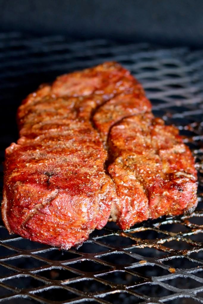 Grilling chuck roast for sandwiches