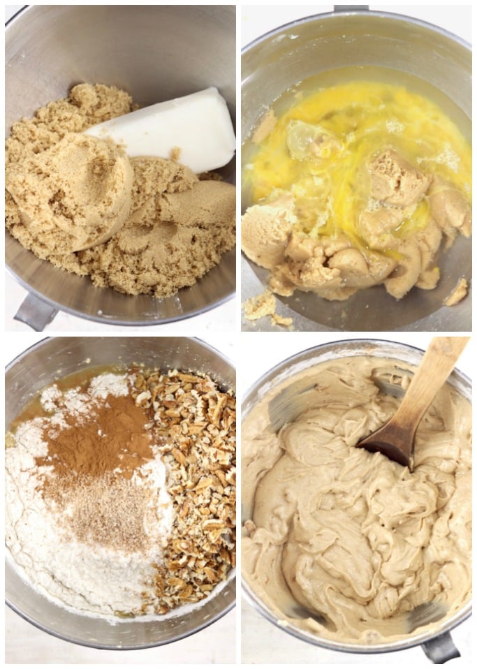 Baking spice cake - step by step of batter