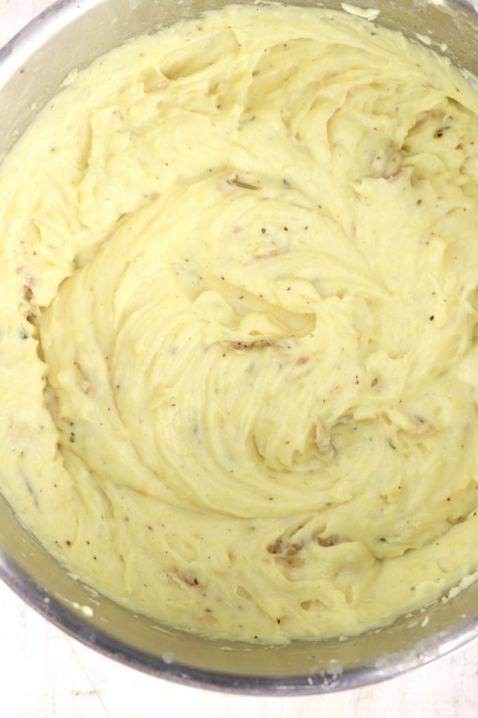 Creamed mashed potatoes