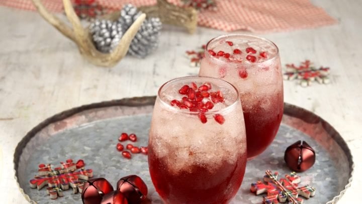 Pomegranate Mimosas Cocktails