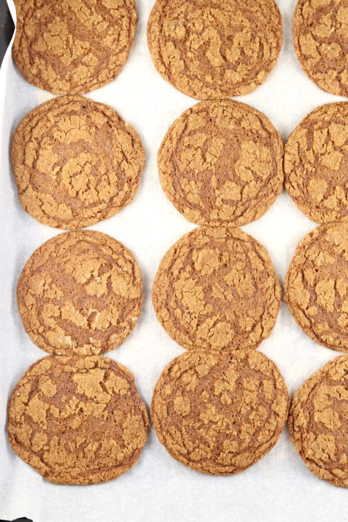 Baked Molasses Cookies
