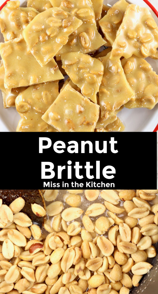 Easy Peanut Brittle {Classic Recipe} - Miss in the Kitchen