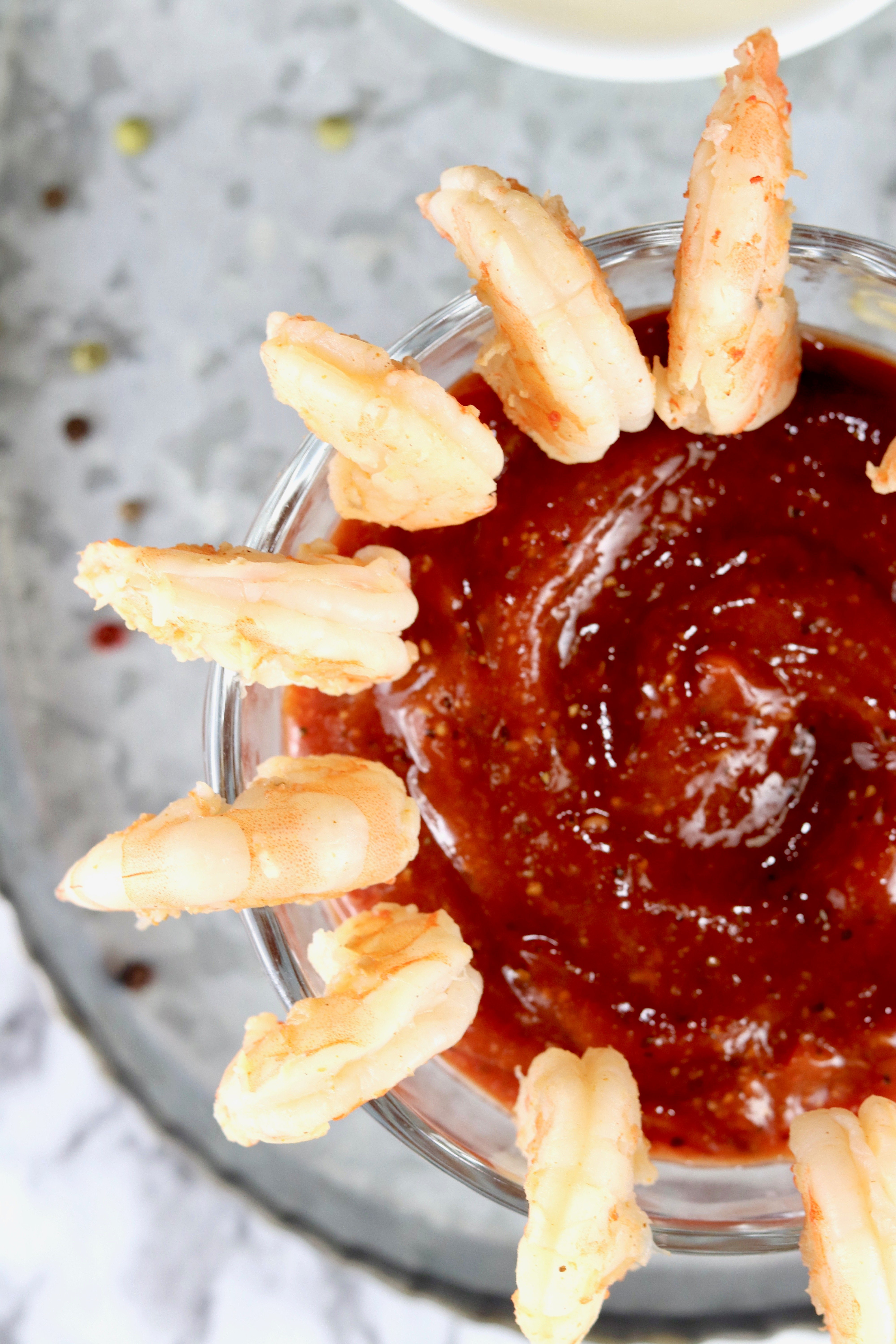 Shrimp Cocktail with cocktail sauce