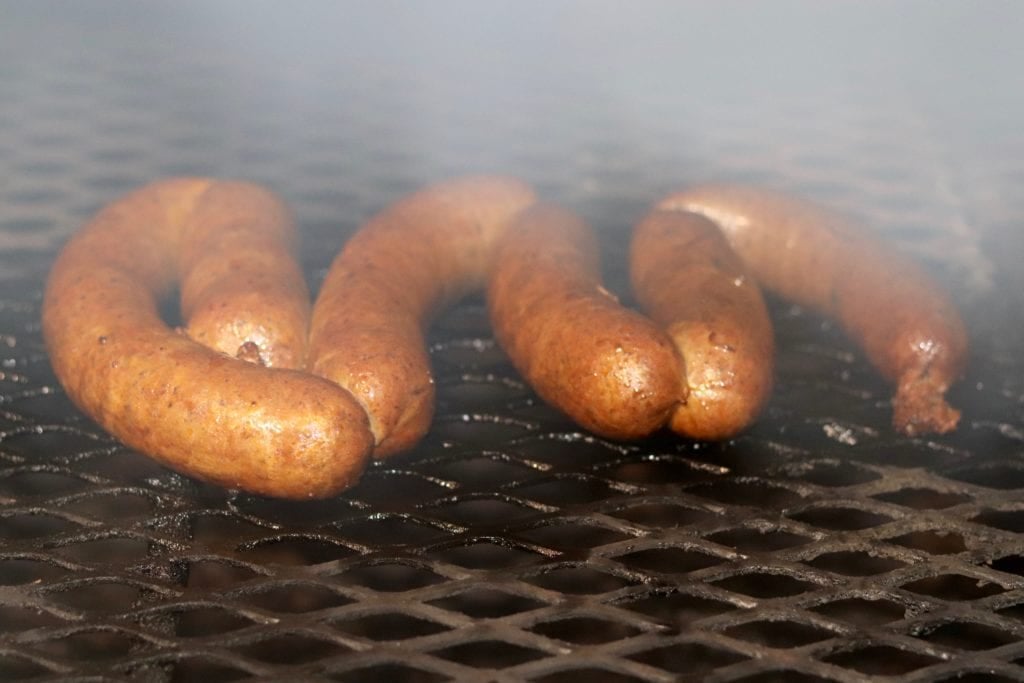 Grilled boudin