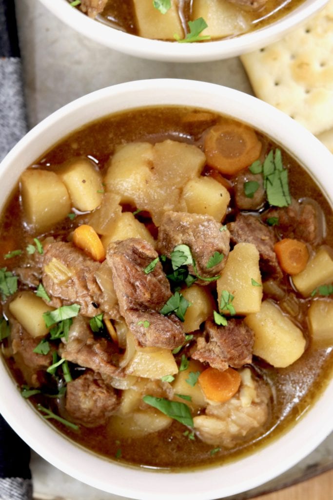 Beef Stew with carrots and potatoes