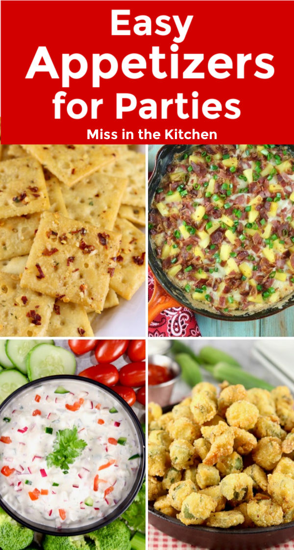Easy Appetizers {for Holidays & Parties} - Miss in the Kitchen