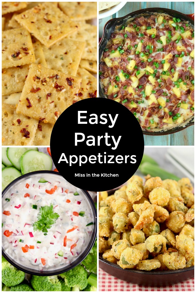 Easy Party Appetizers collage