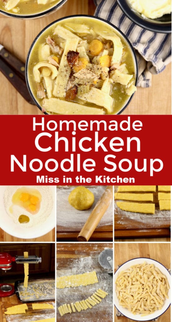 Homemade Chicken Noodle Soup Recipe - Miss in the Kitchen