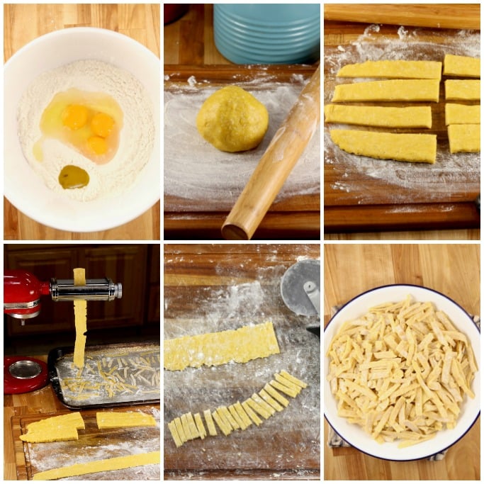 step by step how to make homemade noodles