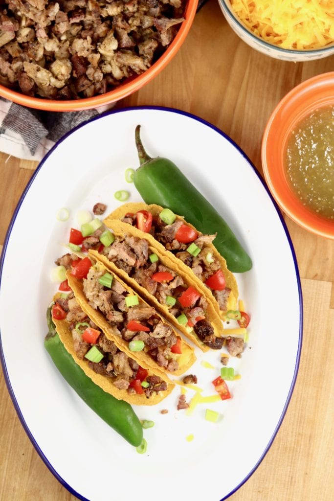 Tacos made with short ribs
