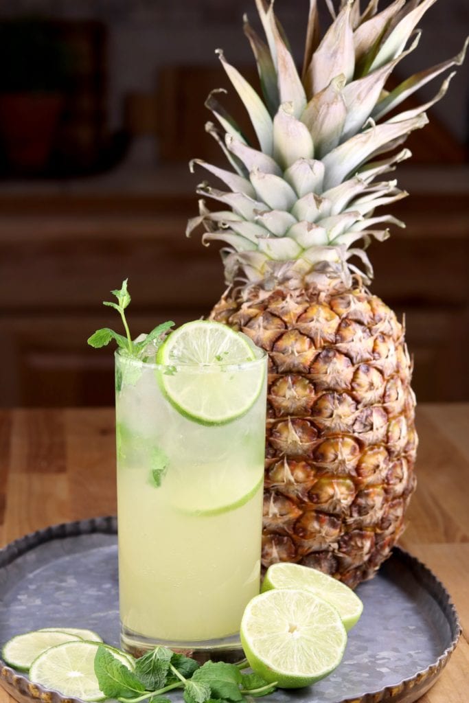 Pineapple Cocktail with rum