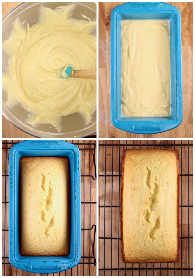 How to make a pound cake in a loaf pan