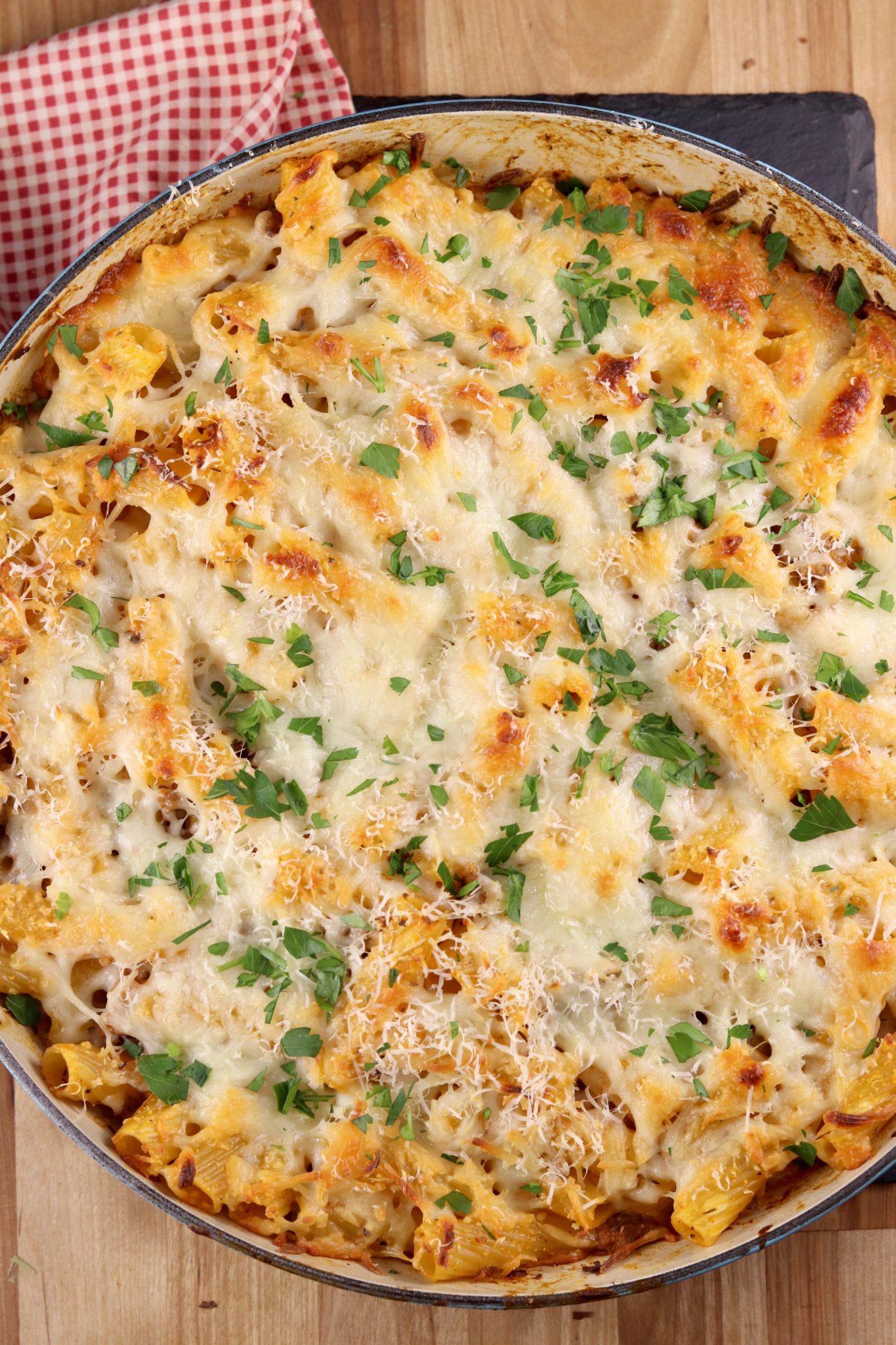 Easy Baked Rigatoni Recipe (with Ground Beef) - Miss in the Kitchen