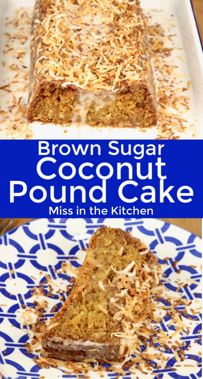 Coconut Pound Cake Collage