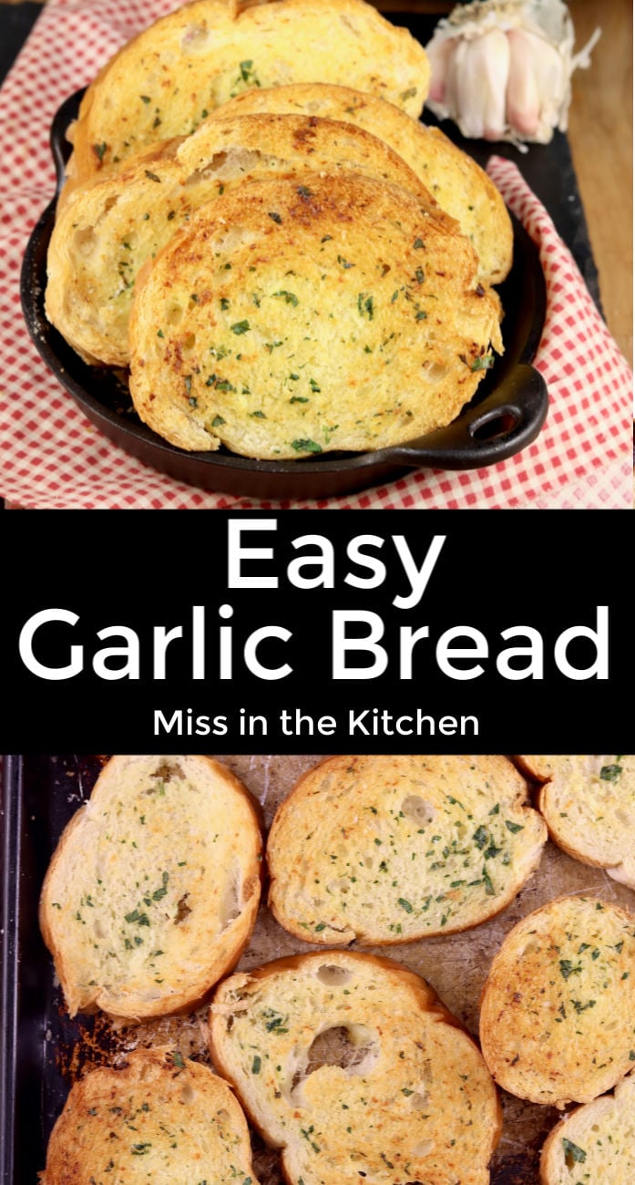 Easy Garlic Bread collage