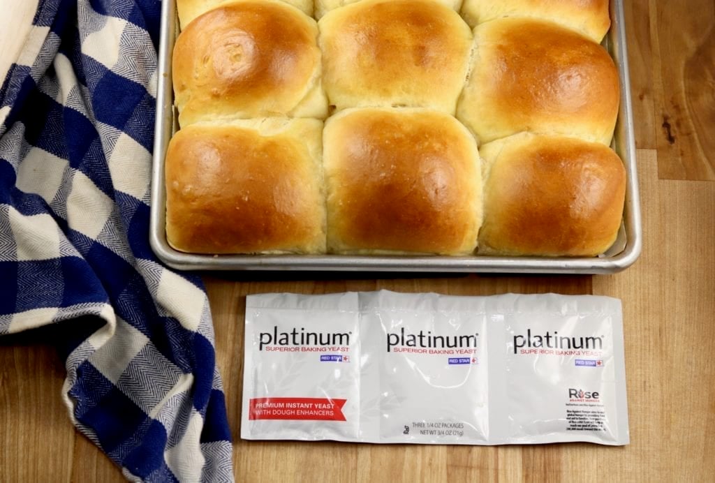 Milk bread rolls with Platinum Yeast from Red Star