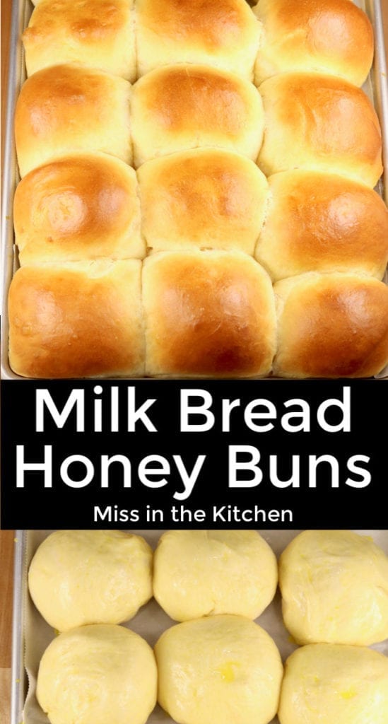 Milk Bread Honey Buns
