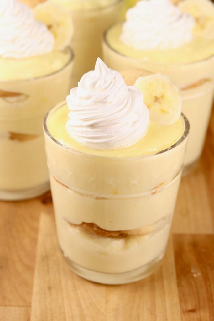 Banana Pudding with whipped cream
