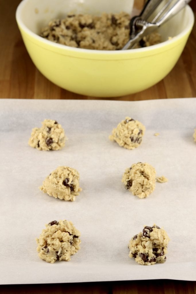 Cookie dough for dish pan cookies