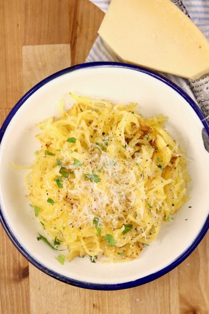 Grilled Parmesan and Butter Spaghetti Squash