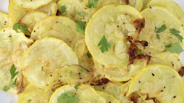 Parmesan Squash - Miss in the Kitchen