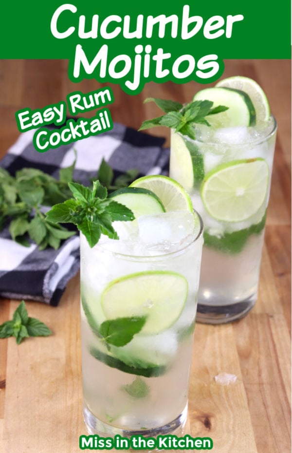 Cucumber Mojitos Cocktails