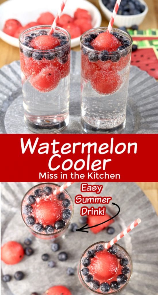Watermelon Cooler Collage