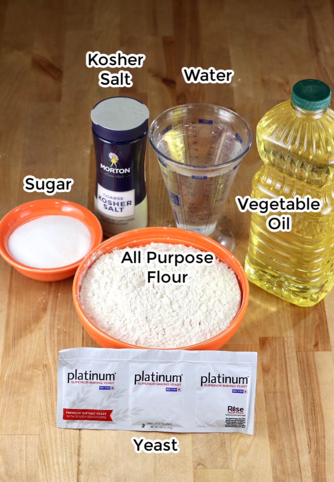 Ingredients for Amish White Bread Sugar, Flour, Vegetable Oil, Yeast, Salt, Water