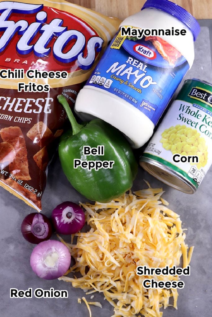Ingredients for Frito Corn Salad
