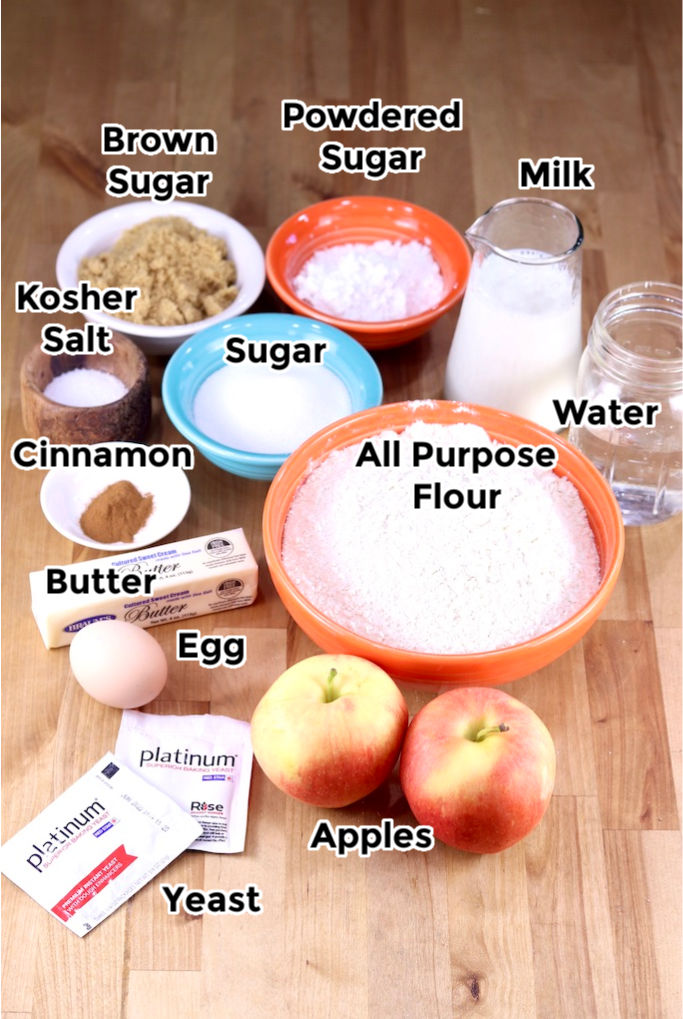 Ingredients for Apple Coffee Cake