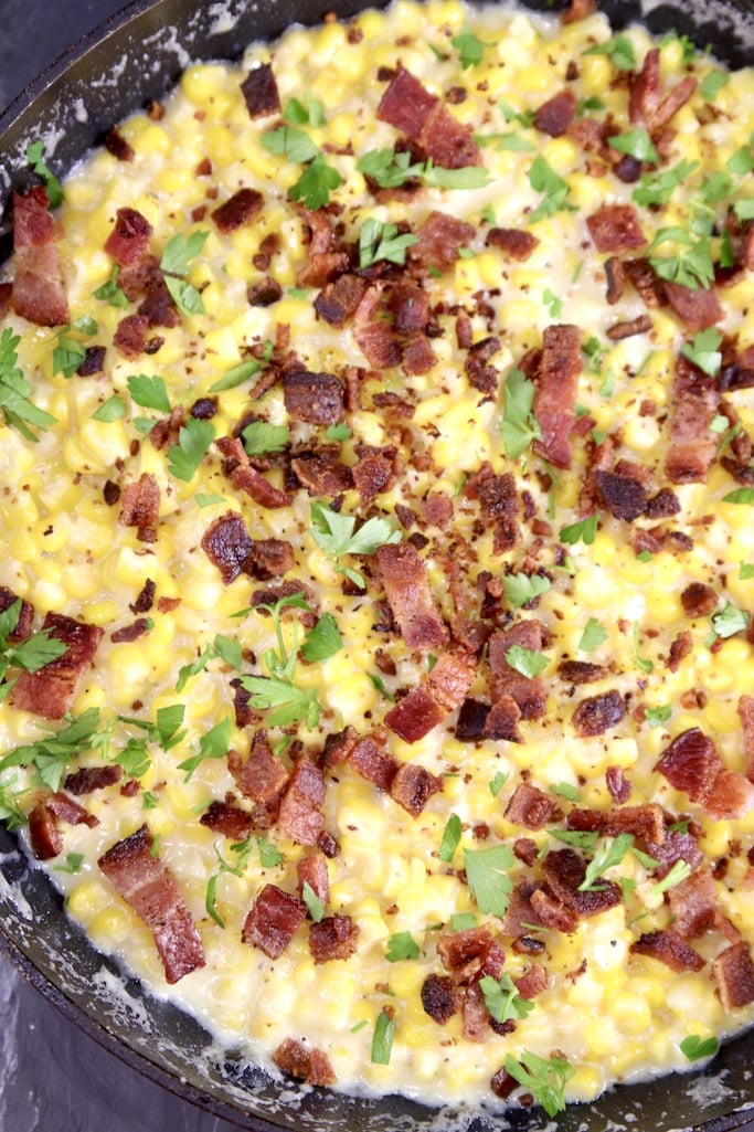 Bacon and Corn Skillet Side Diash