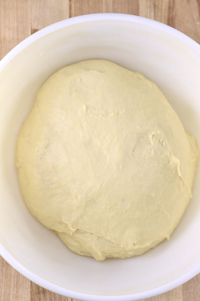 Roll Dough in a bowl - risen