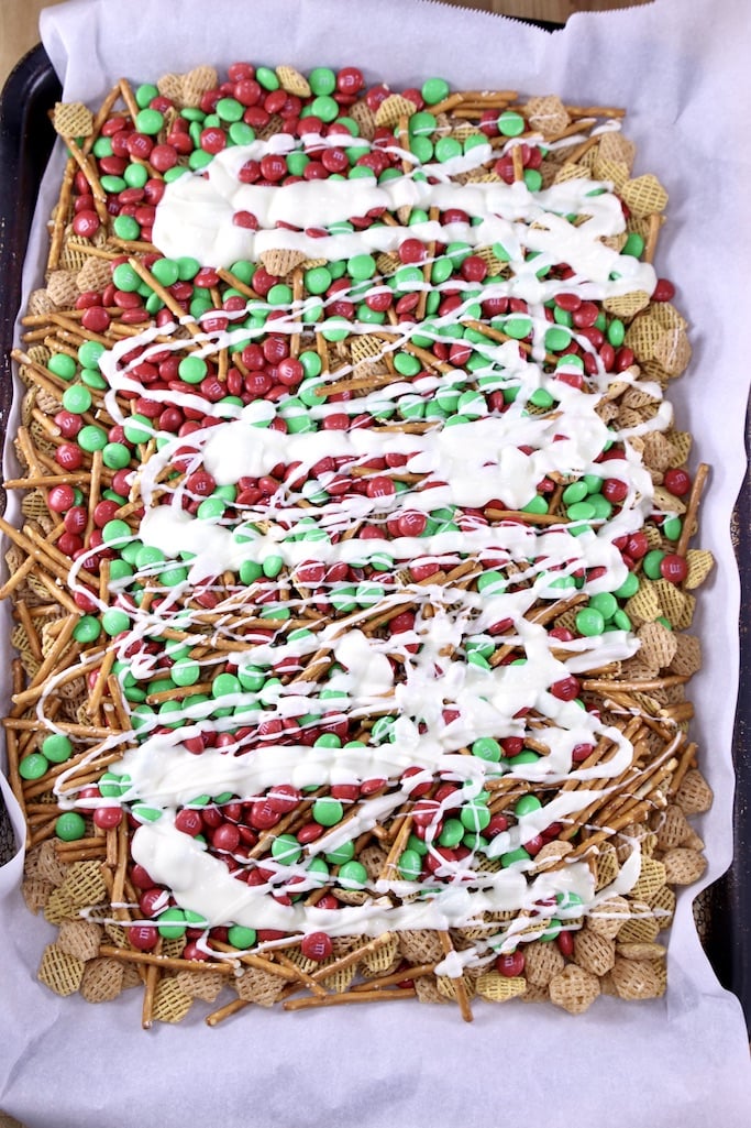 Cereal Mix with white chocolate drizzle