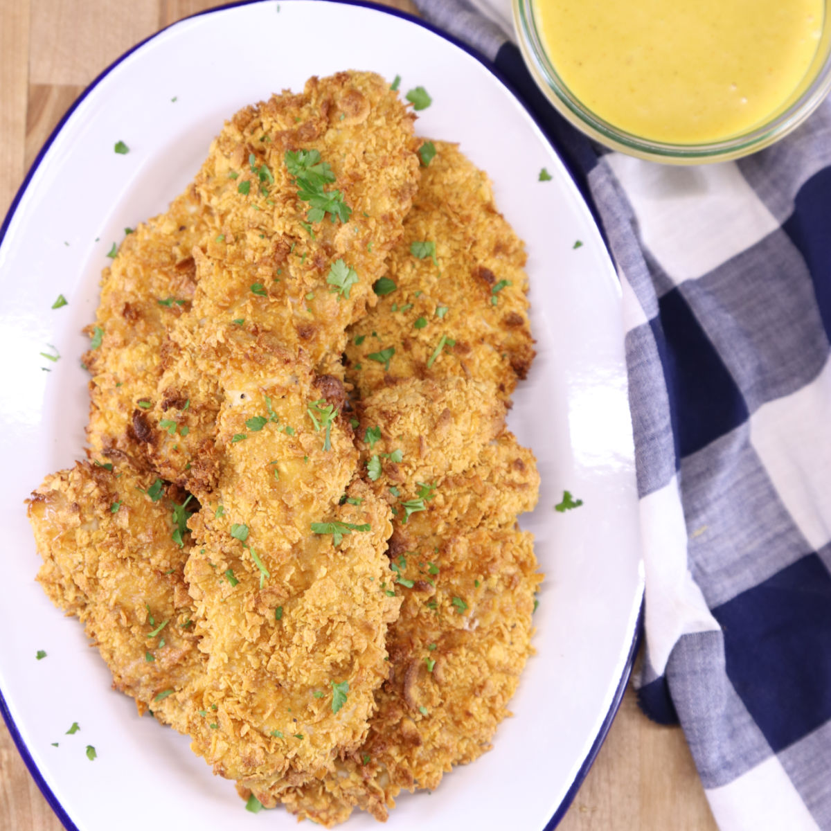 Cornflake Chicken {Air Fryer or Oven} - Miss in the Kitchen