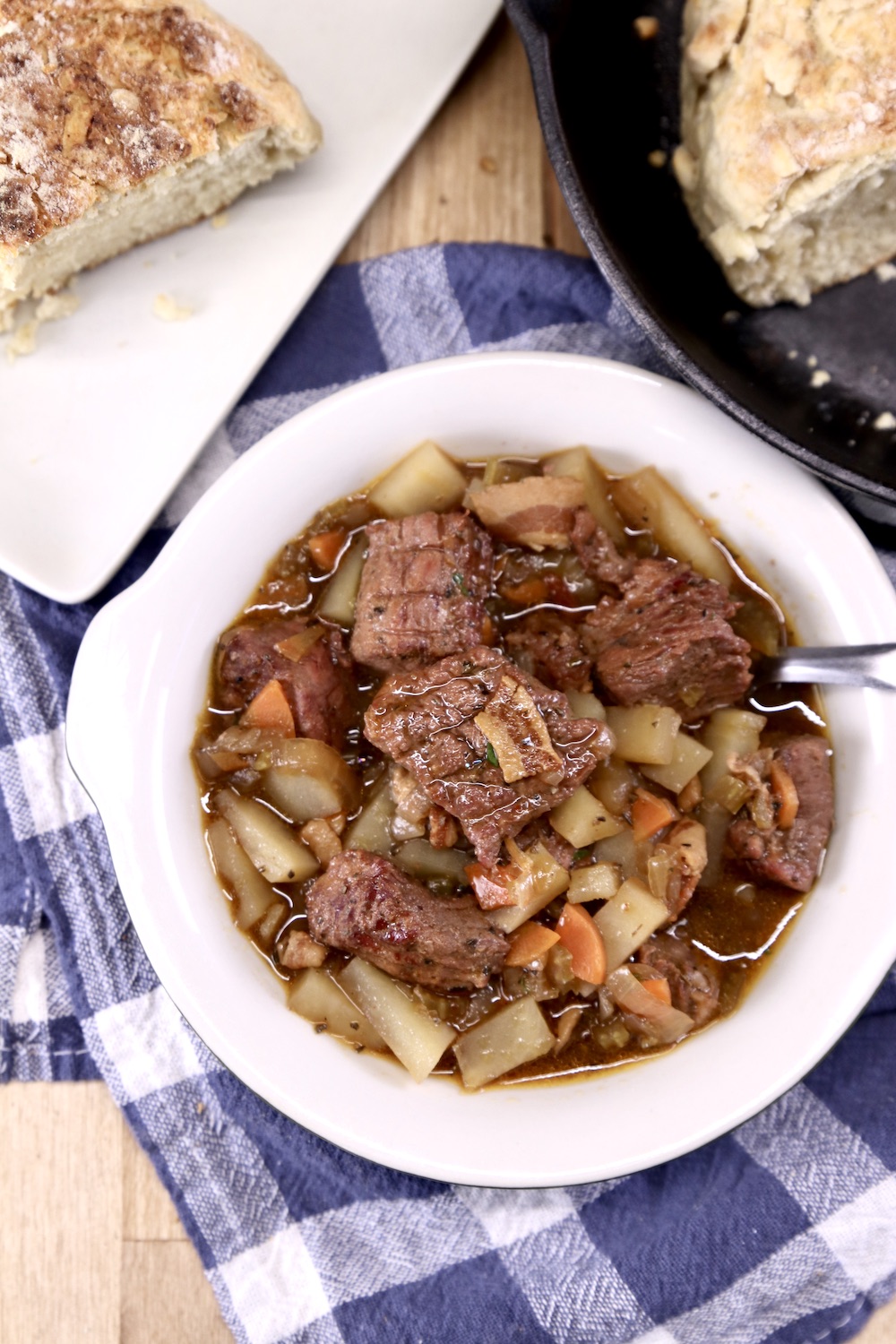 Irish Beef Stew in a bowl
