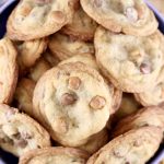 Macadamia Nut Chocolate Chip Cookies in a bowl
