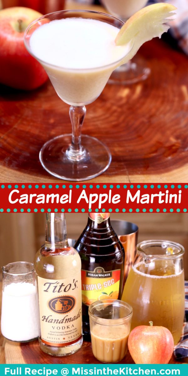 collage caramel apple martini/ingredients