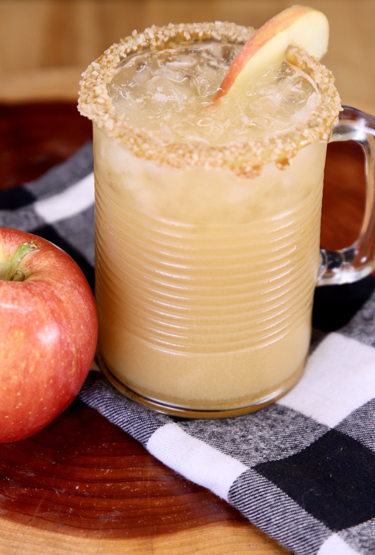 Moscow Mule ~ caramel apple flavor in a glass